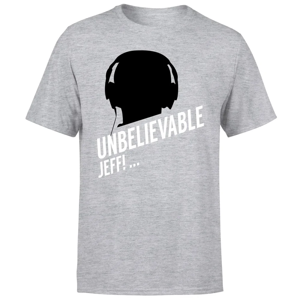 UNBELIEVABLE JEFF! T-Shirt - Grey - S Afbeelding 1