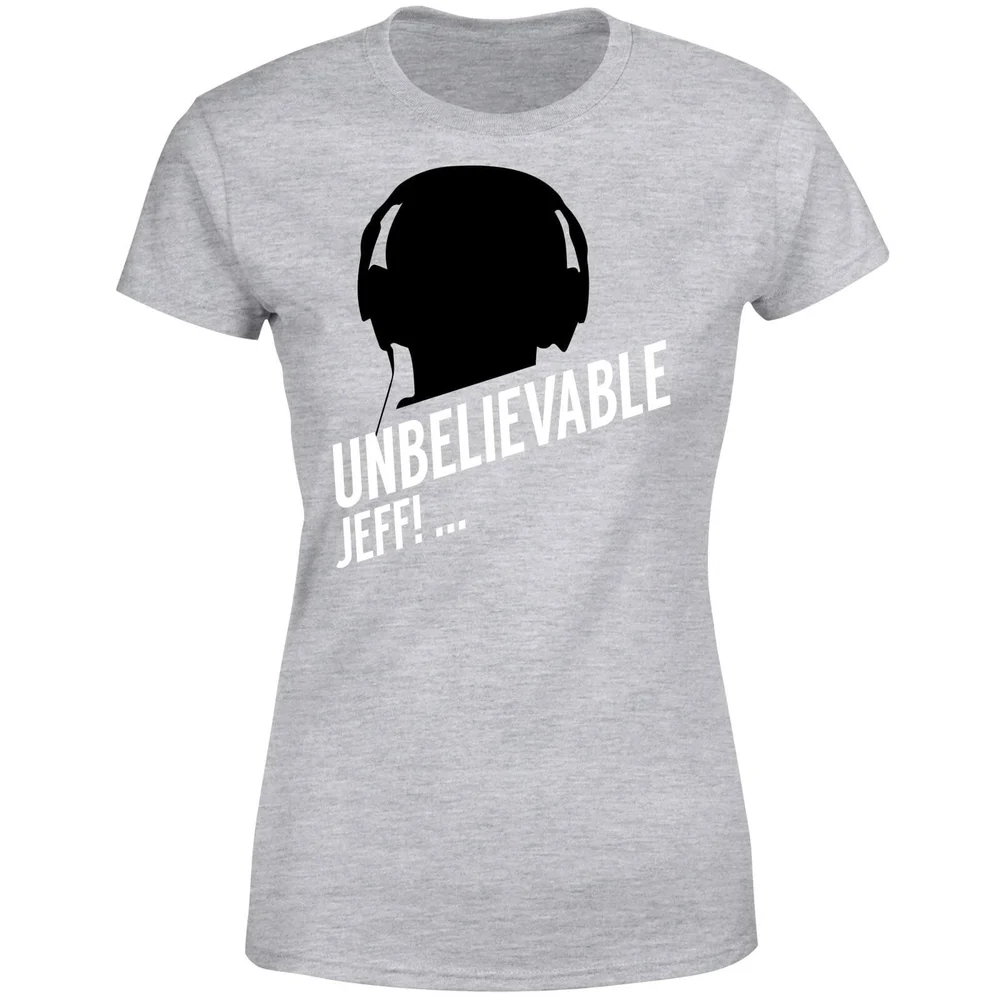 UNBELIEVABLE JEFF! Women's T-Shirt - Grey - S - Grijs Afbeelding 1