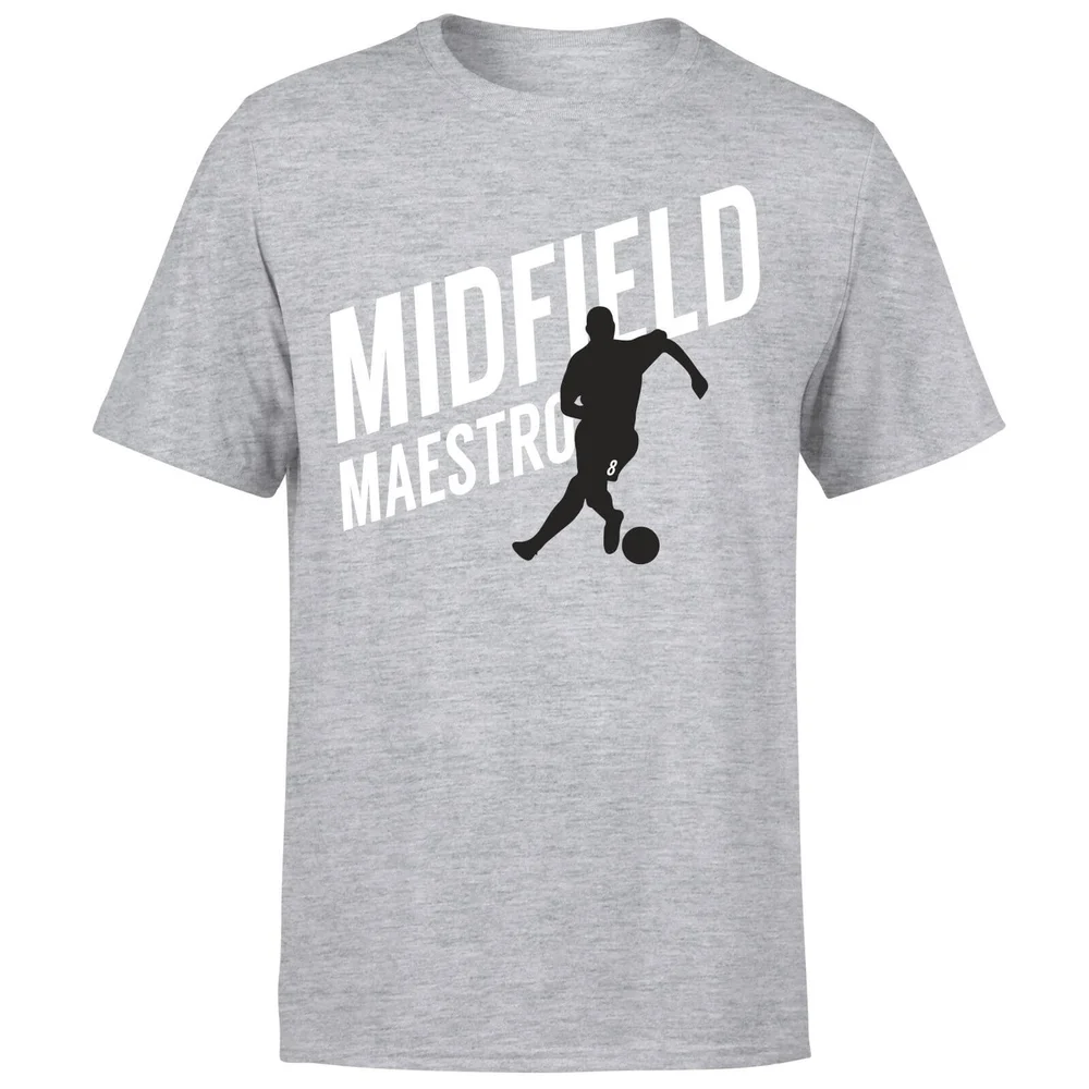 Midfield Maestro T-Shirt - Grey - S - Grijs Afbeelding 1