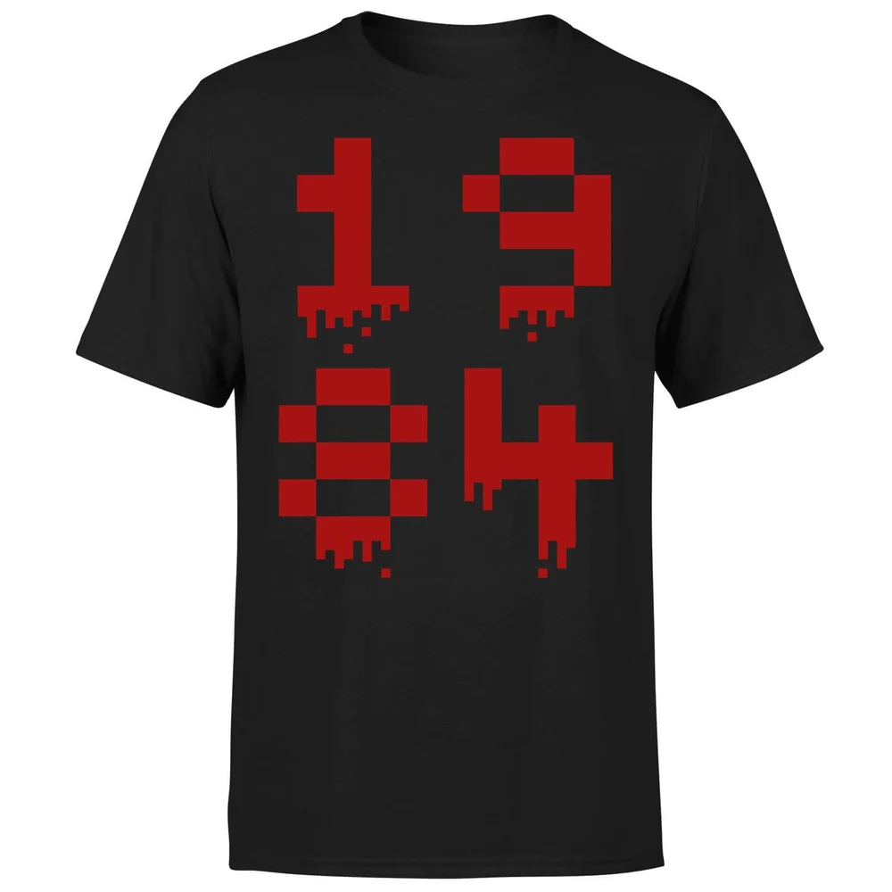1984 Gaming T-Shirt - Black - S - Zwart Afbeelding 1