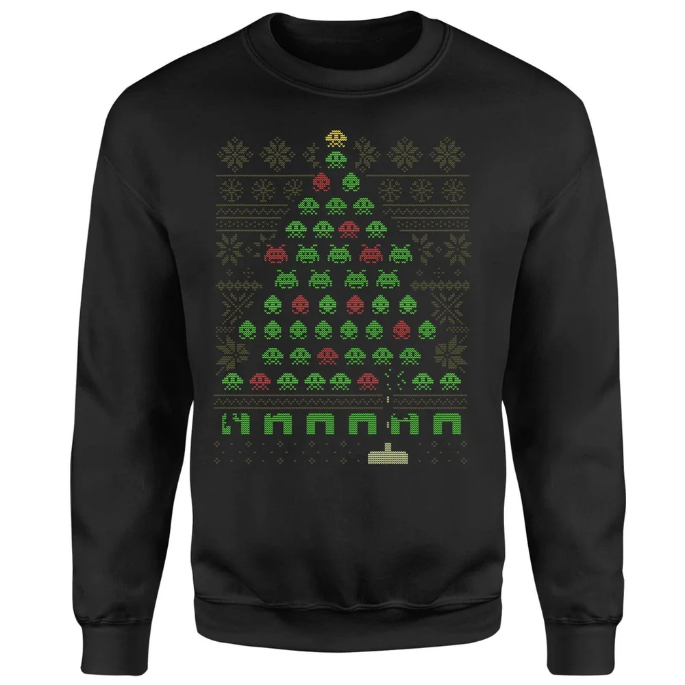 Invaders From Space Sweatshirt - Black - S Afbeelding 1