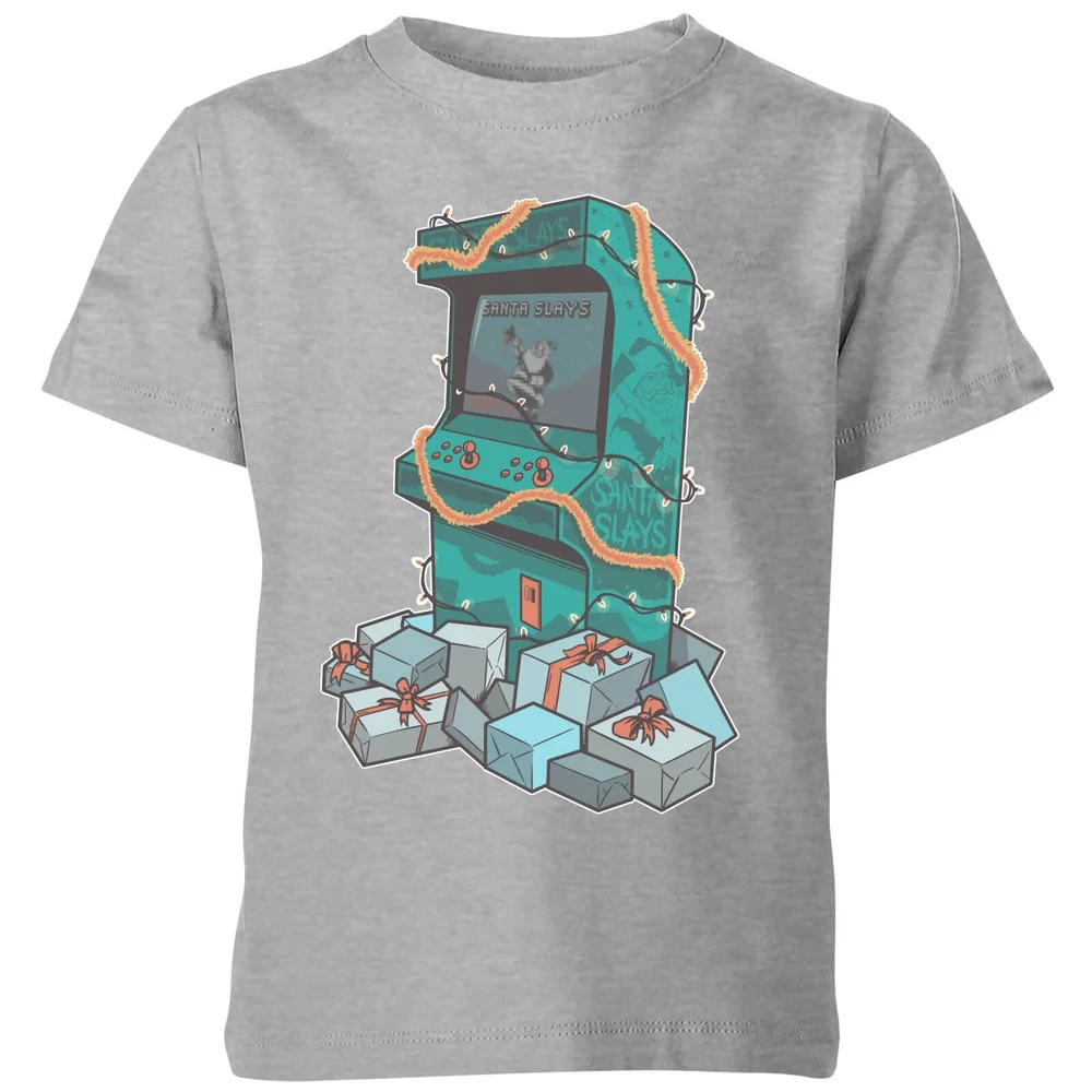 Arcade Tress Kids' T-Shirt - Grey - 98/104 (3-4 jaar) - Grijs Afbeelding 1