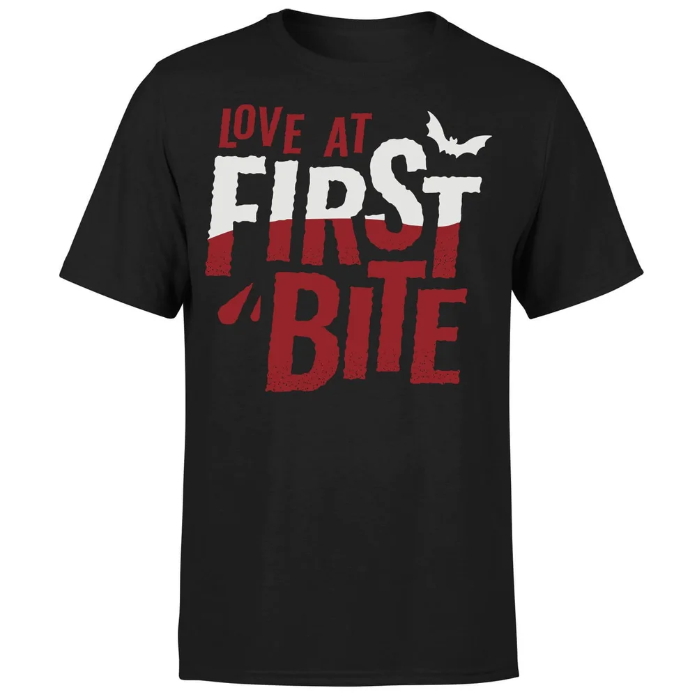 Love at First Bite T-Shirt - Black - S - Zwart Afbeelding 1