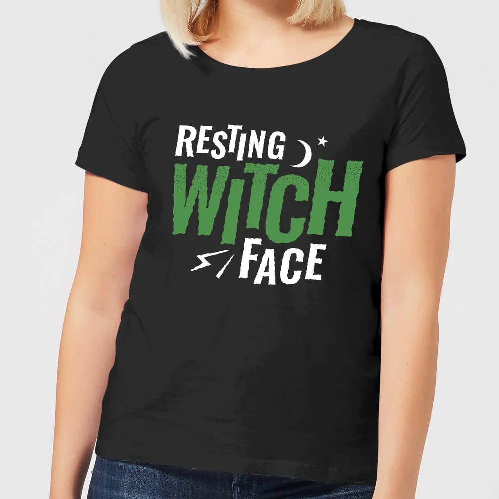 Resting Witch Face Women's T-Shirt - Black - 3XL Afbeelding 1
