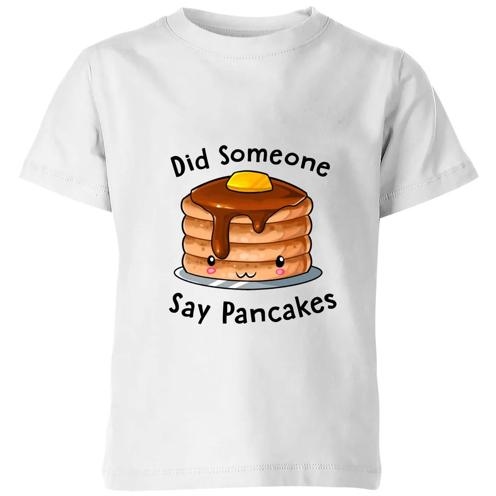 My Little Rascal Did Someone Say Pancakes Kids' T-Shirt - White - 98/104 (3-4 jaar) - Wit Afbeelding 1
