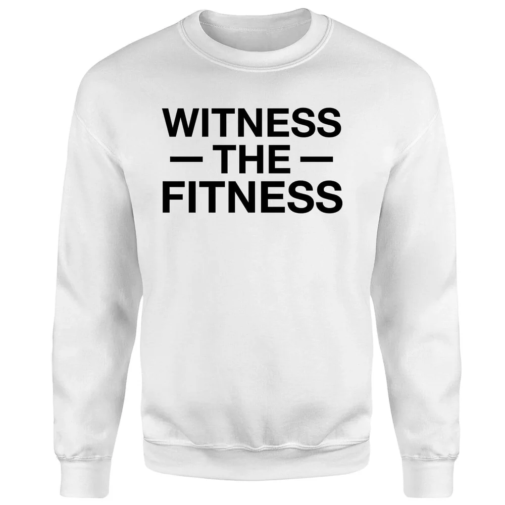 Witness the Fitness Sweatshirt - White - S - Wit Afbeelding 1