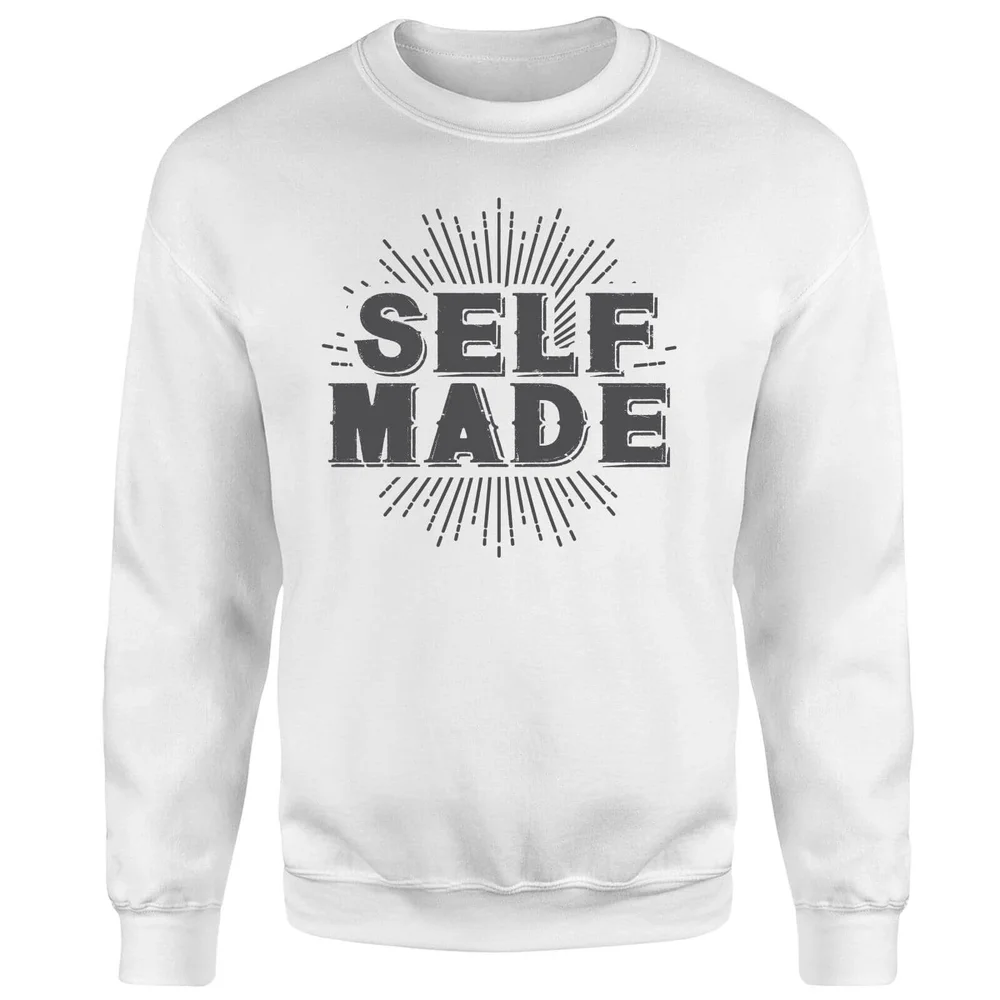 Self Made Sweatshirt - White - S - Wit Afbeelding 1