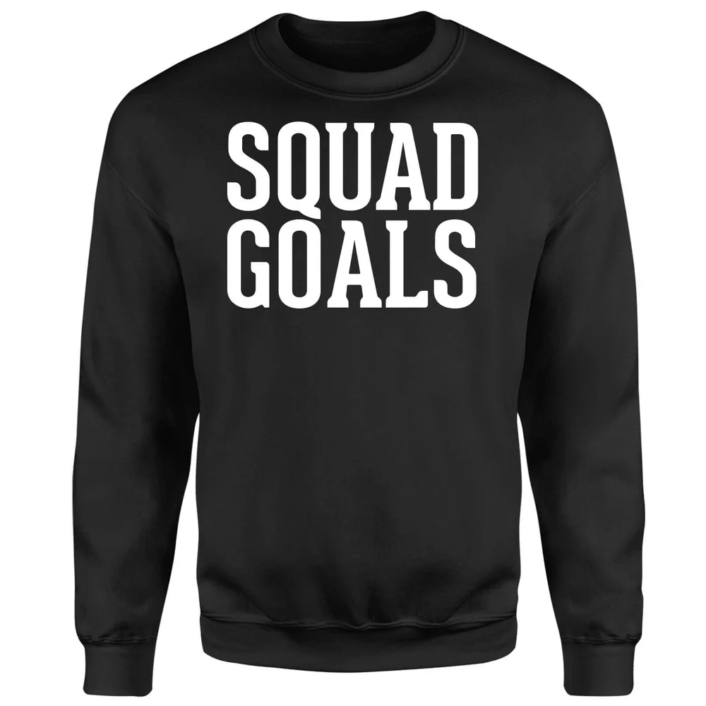 Squad Goals Sweatshirt - Black - S - Zwart Afbeelding 1
