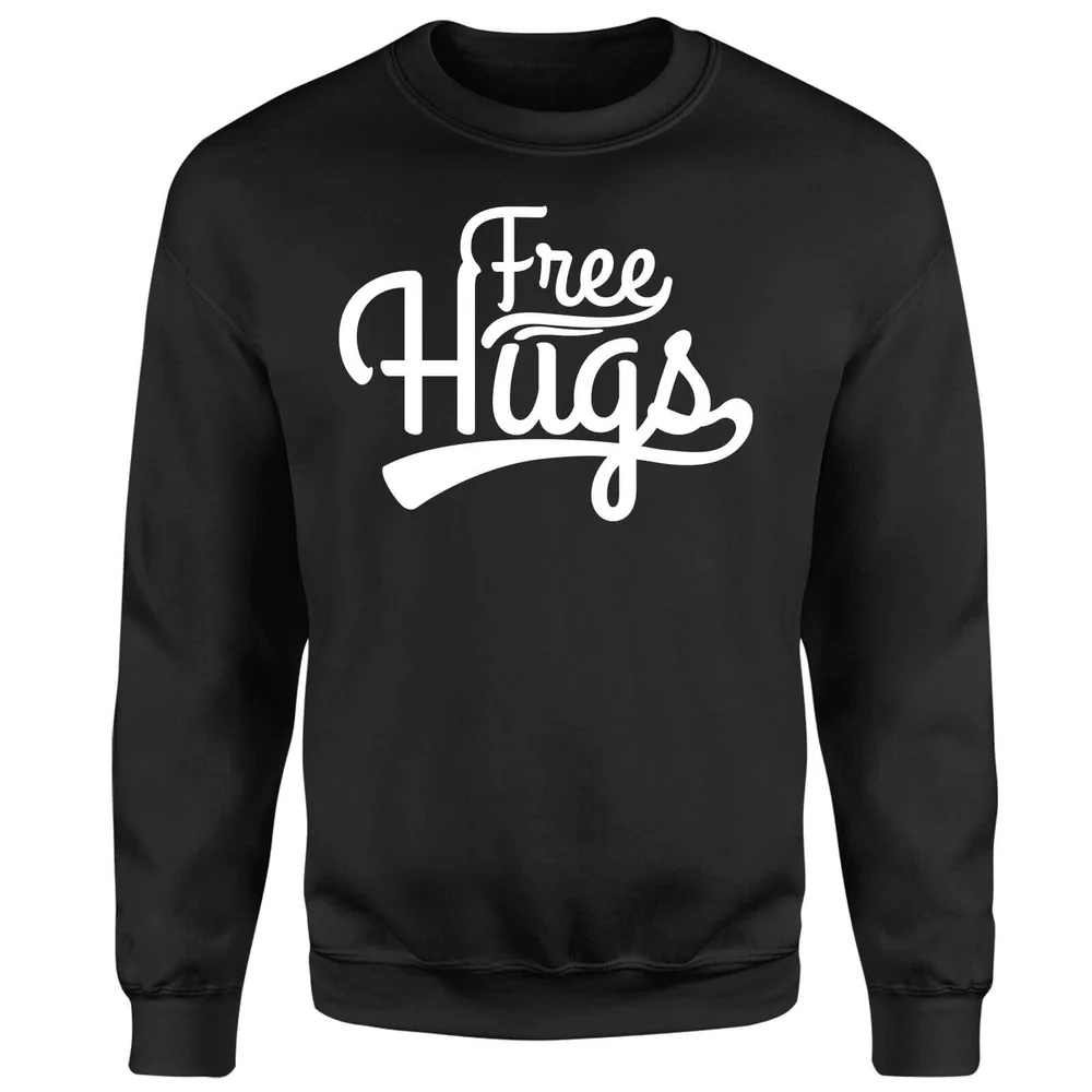 Free Hugs Sweatshirt - Black - S - Zwart Afbeelding 1
