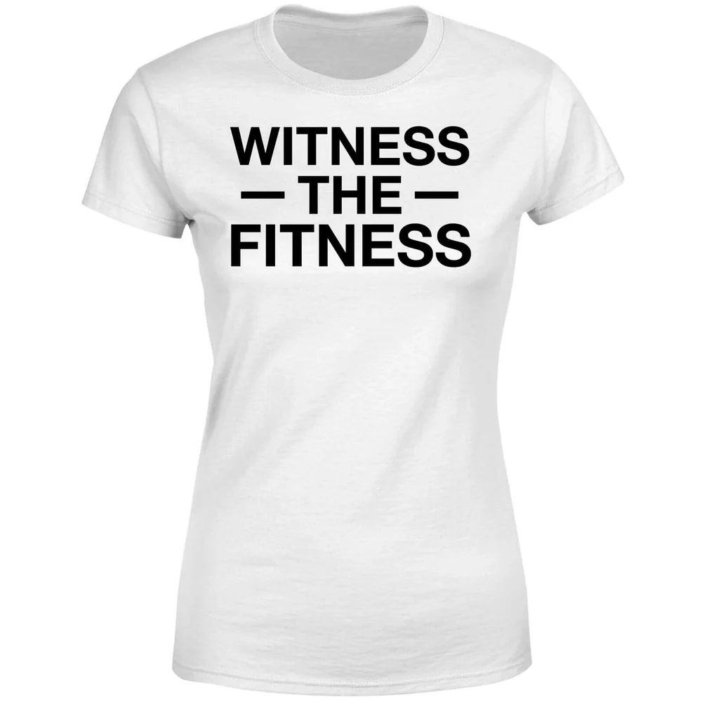 Witness the Fitness Women's T-Shirt - White - S - Wit Afbeelding 1