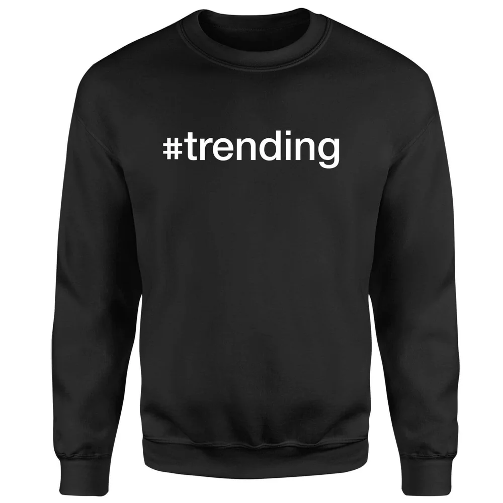 trending Sweatshirt - Black - S - Zwart Afbeelding 1