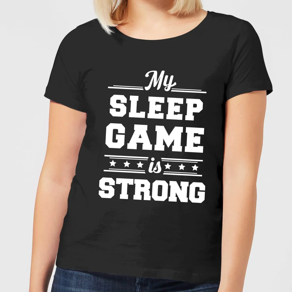 My Sleep Game is Strong Women's T-Shirt - Black - 3XL Afbeelding 1