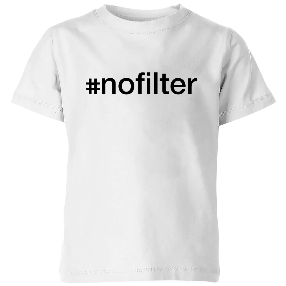 nofilter Kids' T-Shirt - White - 98/104 (3-4 jaar) - Wit Afbeelding 1