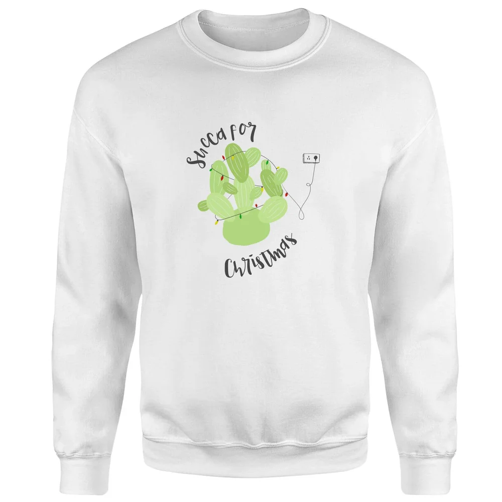 Succa For Christmas Sweatshirt - White - S - Wit Afbeelding 1
