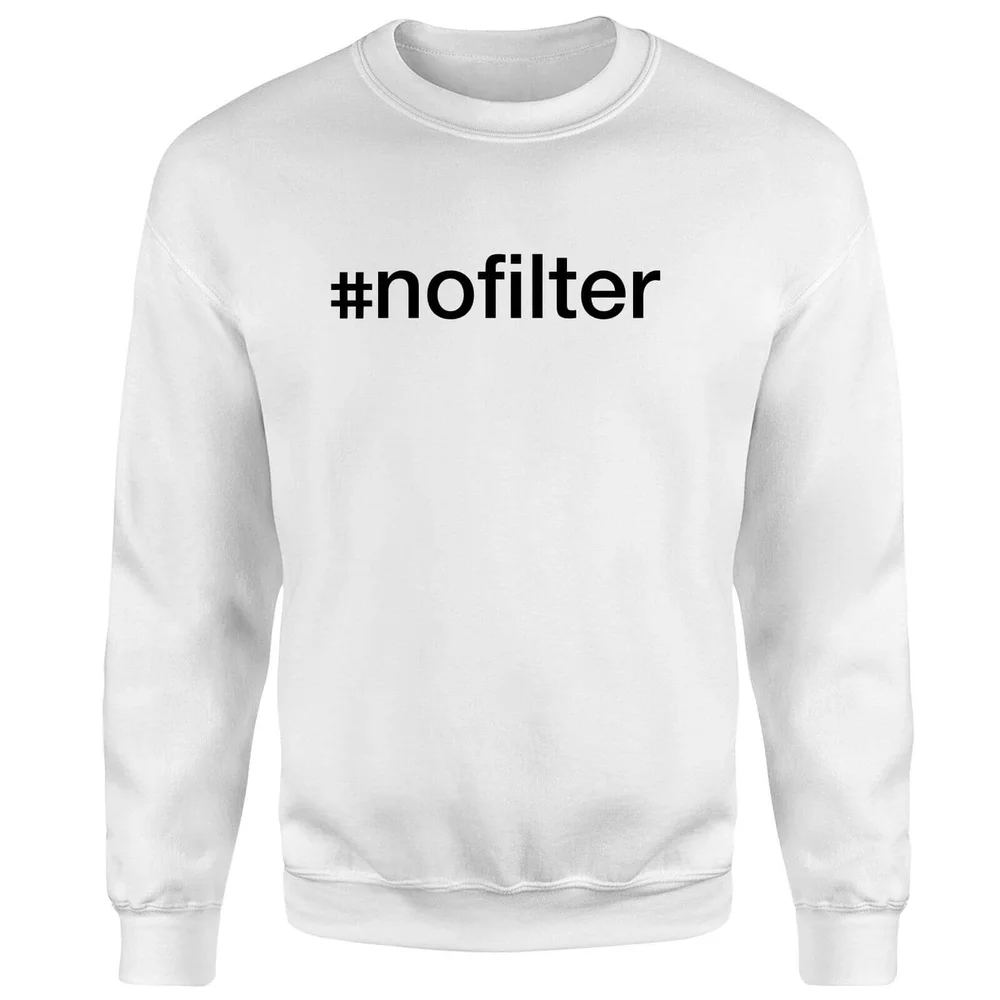 nofilter Sweatshirt - White - S - Wit Afbeelding 1
