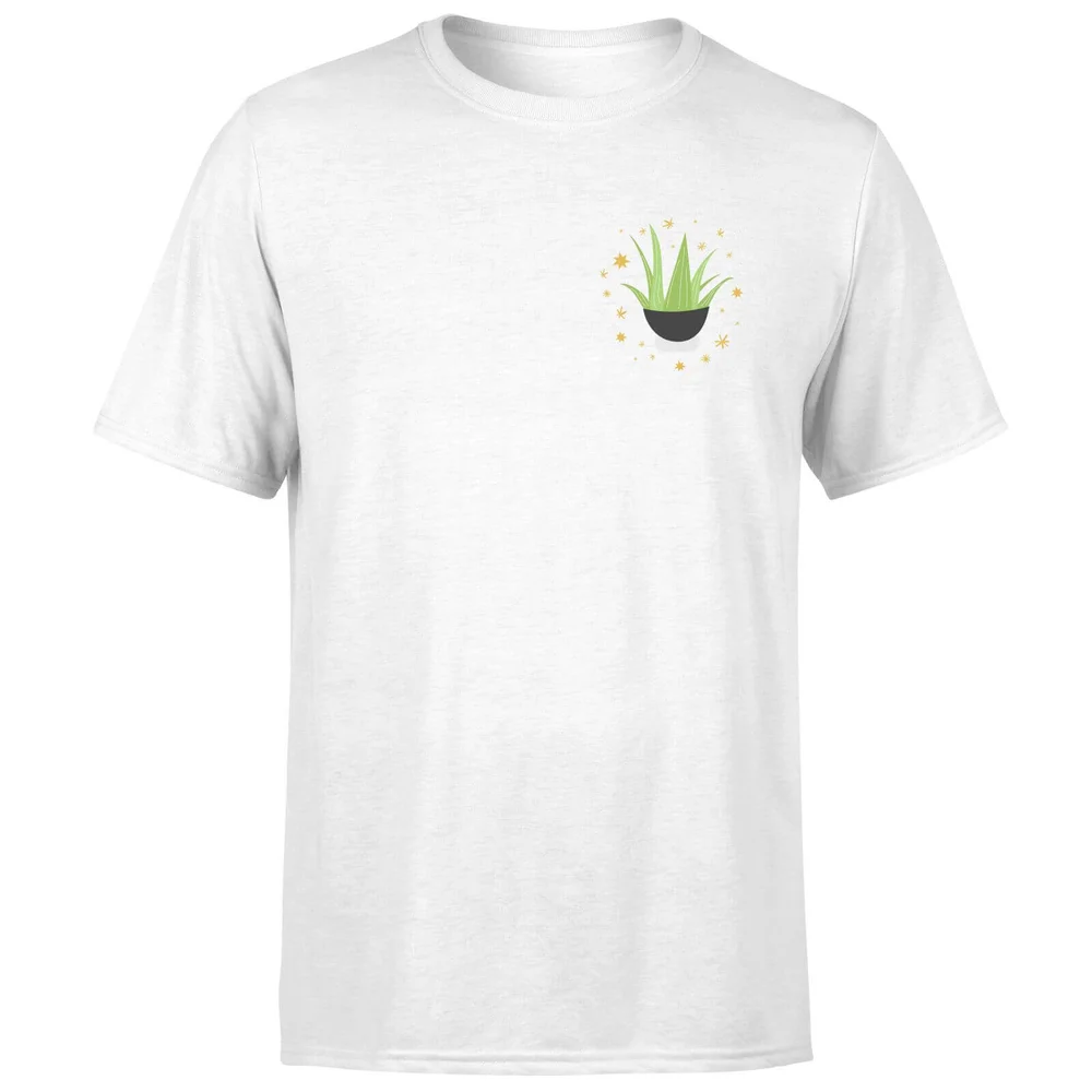 Aloe Vera T-Shirt - White - S - Wit Afbeelding 1