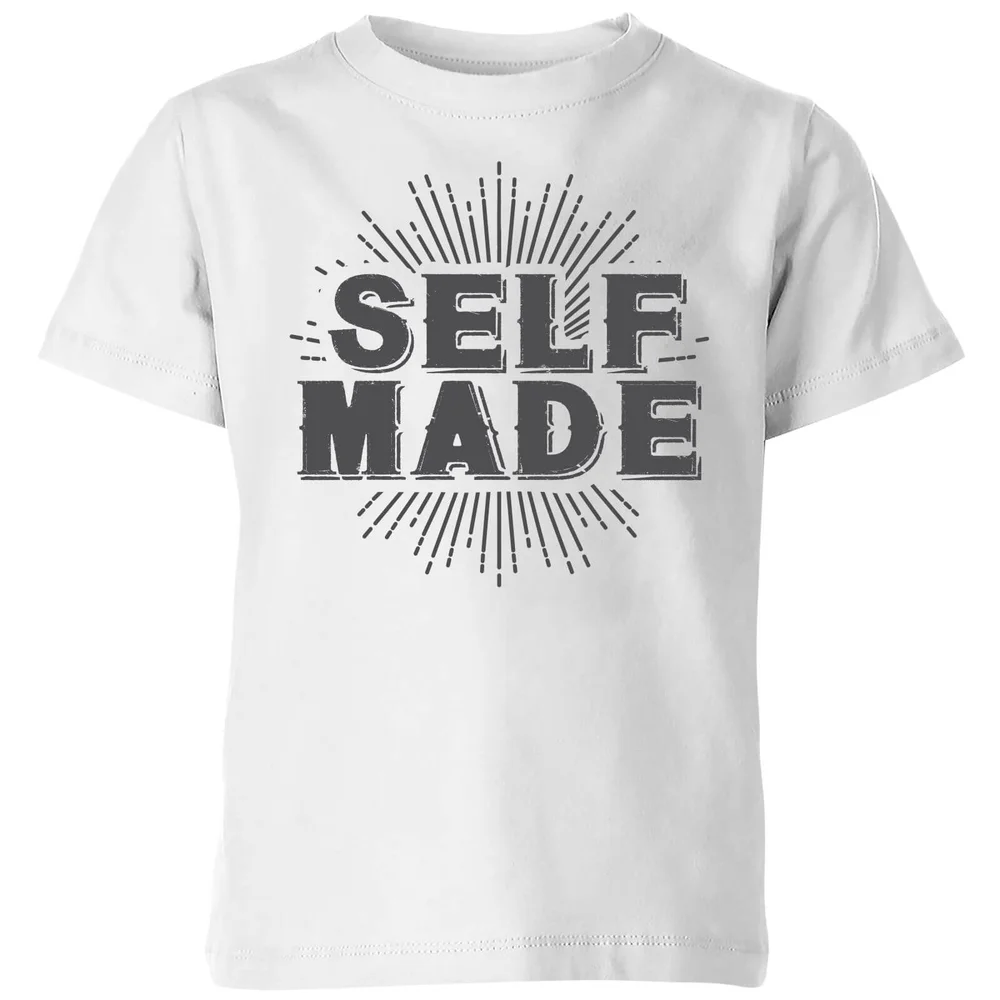 Self Made Kids' T-Shirt - White - 98/104 (3-4 jaar) - Wit Afbeelding 1