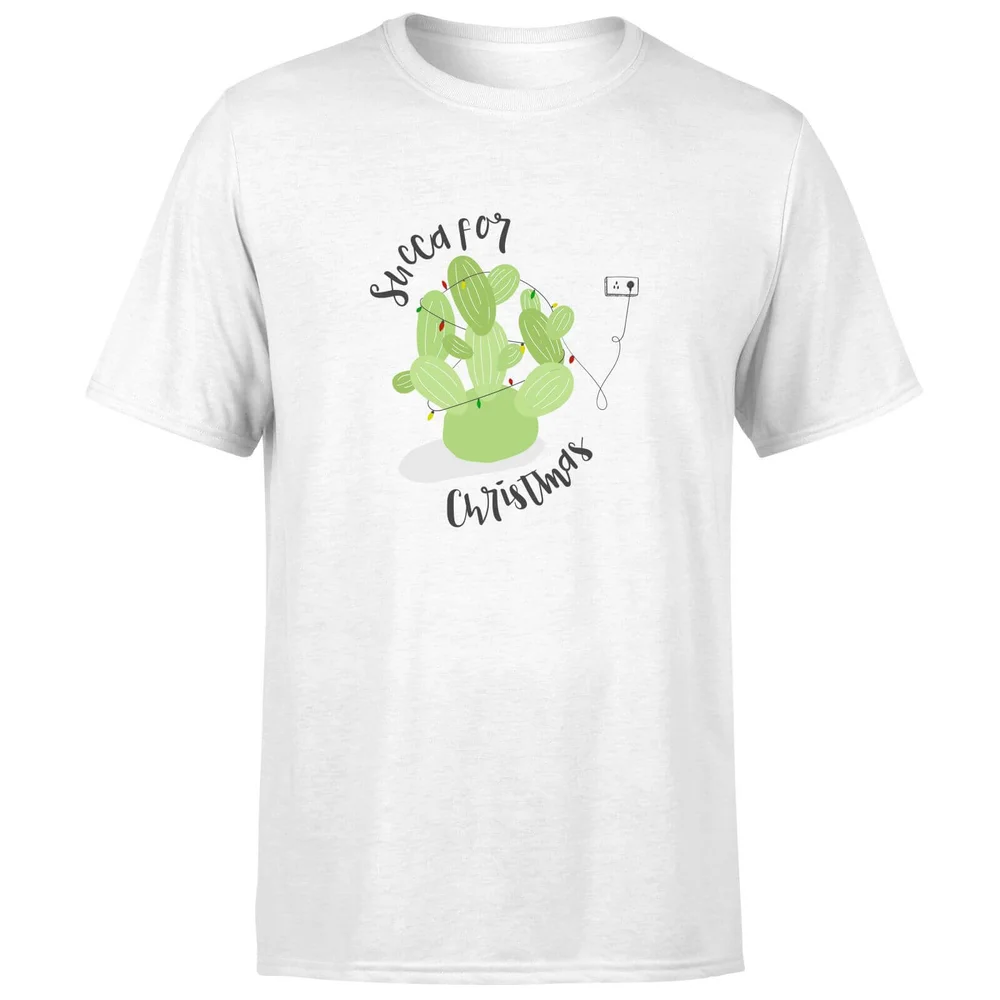 Succa For Christmas T-Shirt - White - S - Wit Afbeelding 1