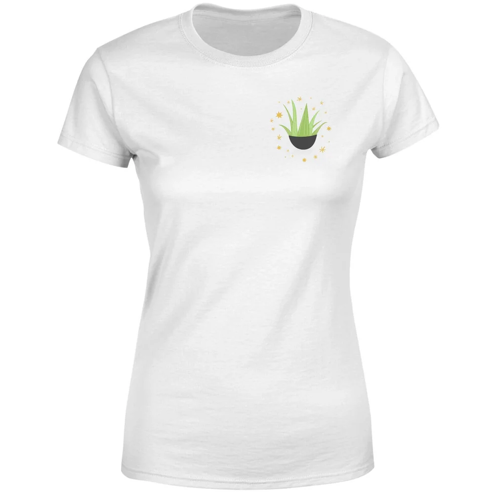Aloe Vera Women's T-Shirt - White - S - Wit Afbeelding 1