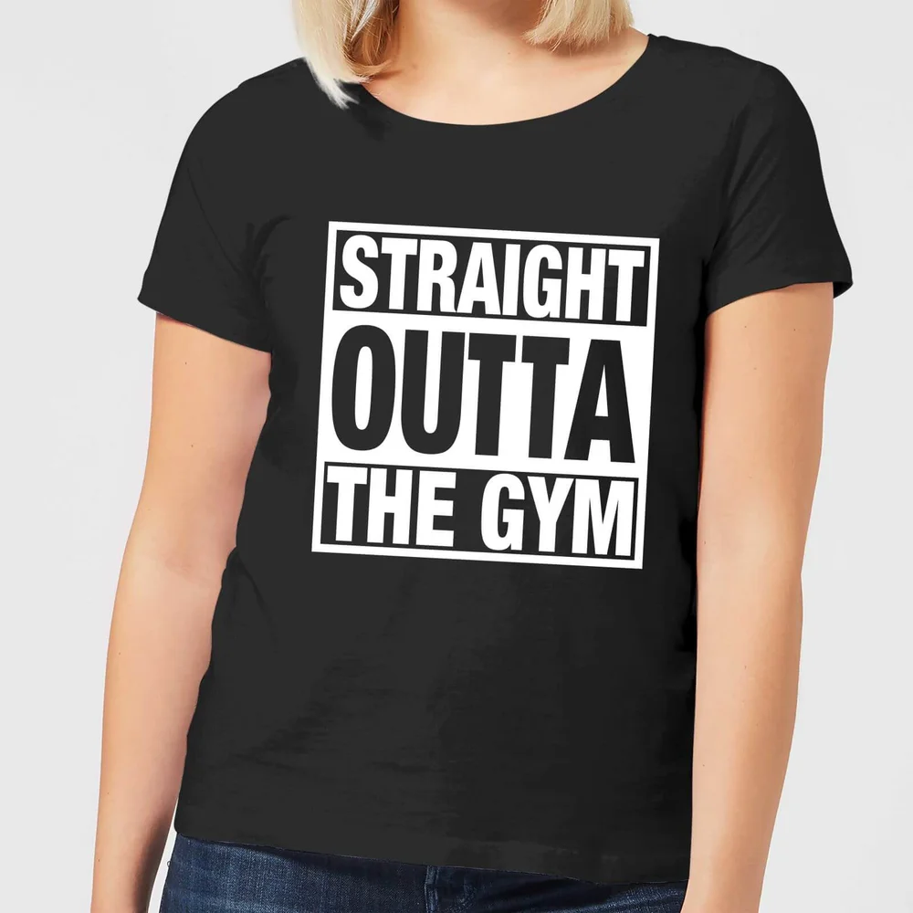 Straight Outta the Gym Women's T-Shirt - Black - 3XL Afbeelding 1