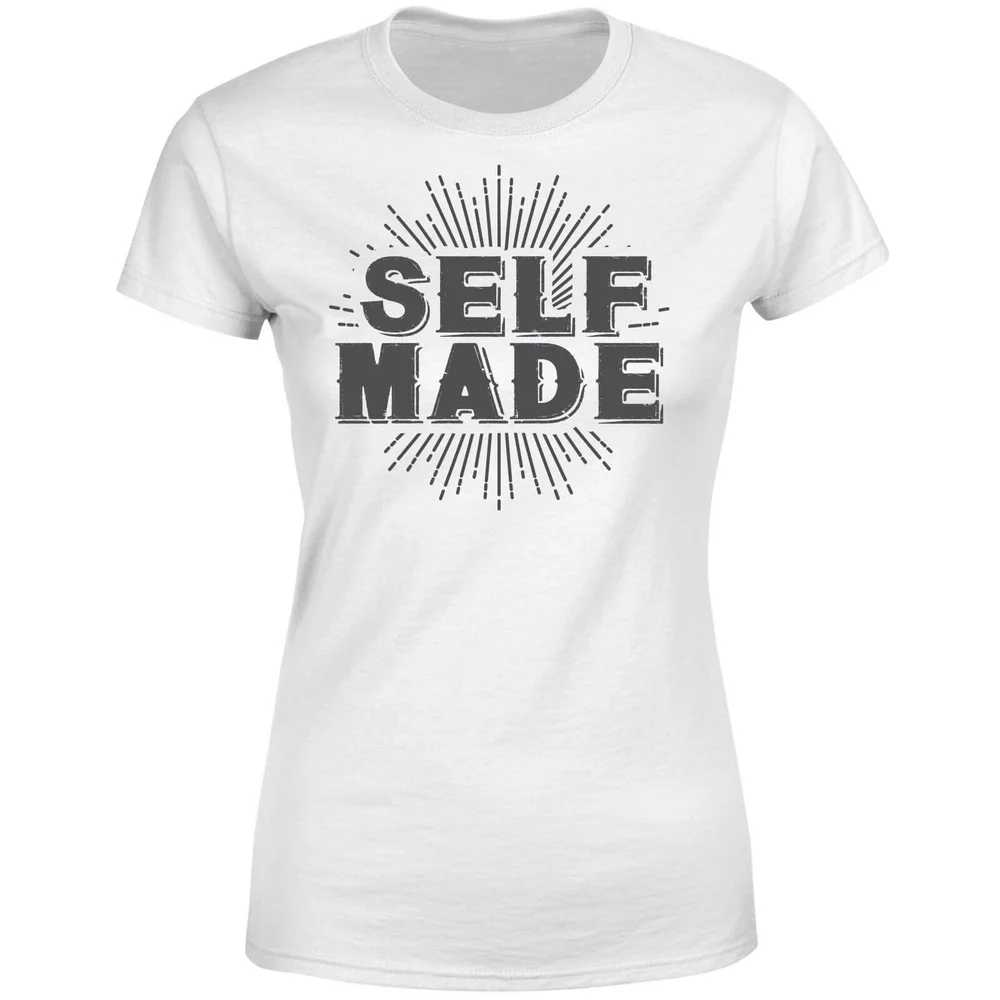 Self Made Women's T-Shirt - White - S - Wit Afbeelding 1