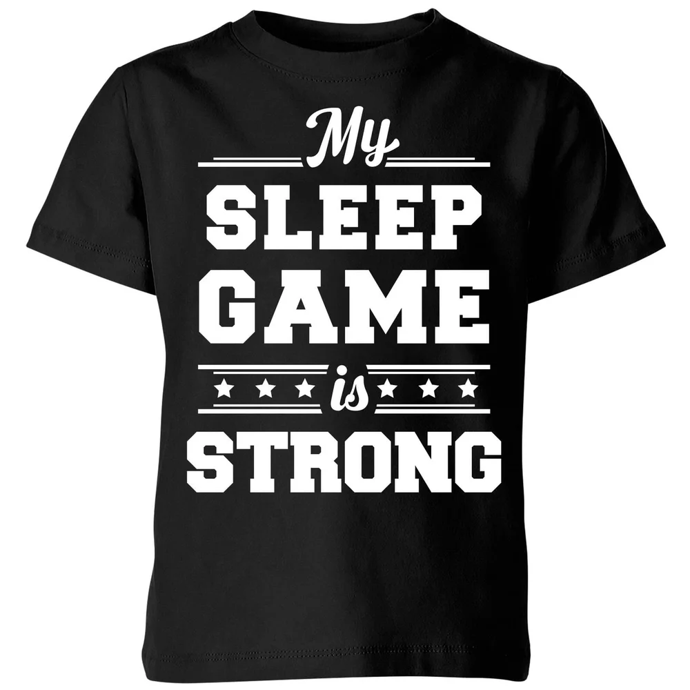 My Little Rascal My Sleep Game is Strong Kids' T-Shirt - Black - 98/104 (3-4 jaar) - Zwart Afbeelding 1
