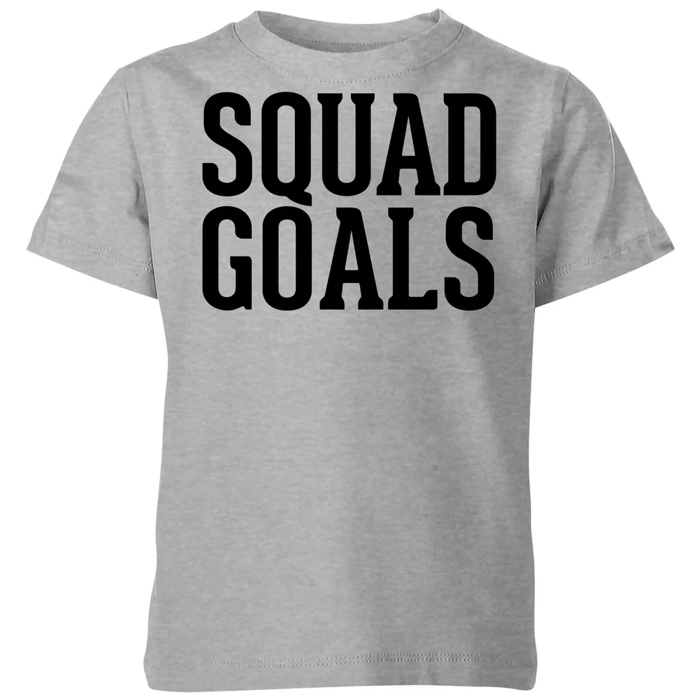 Squad Goals Kids' T-Shirt - Grey - 98/104 (3-4 jaar) - Grijs Afbeelding 1