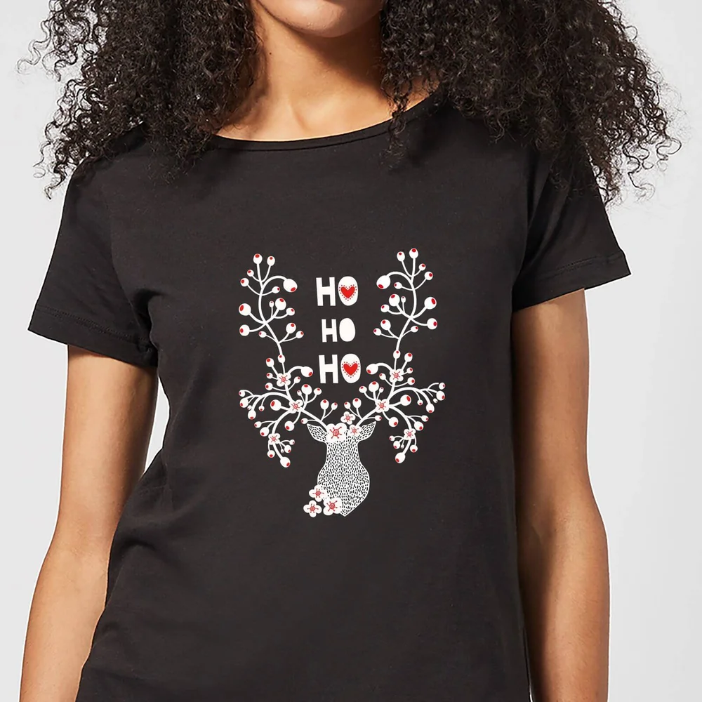 Ho Ho Ho Women's T-Shirt - Black - 3XL Afbeelding 1