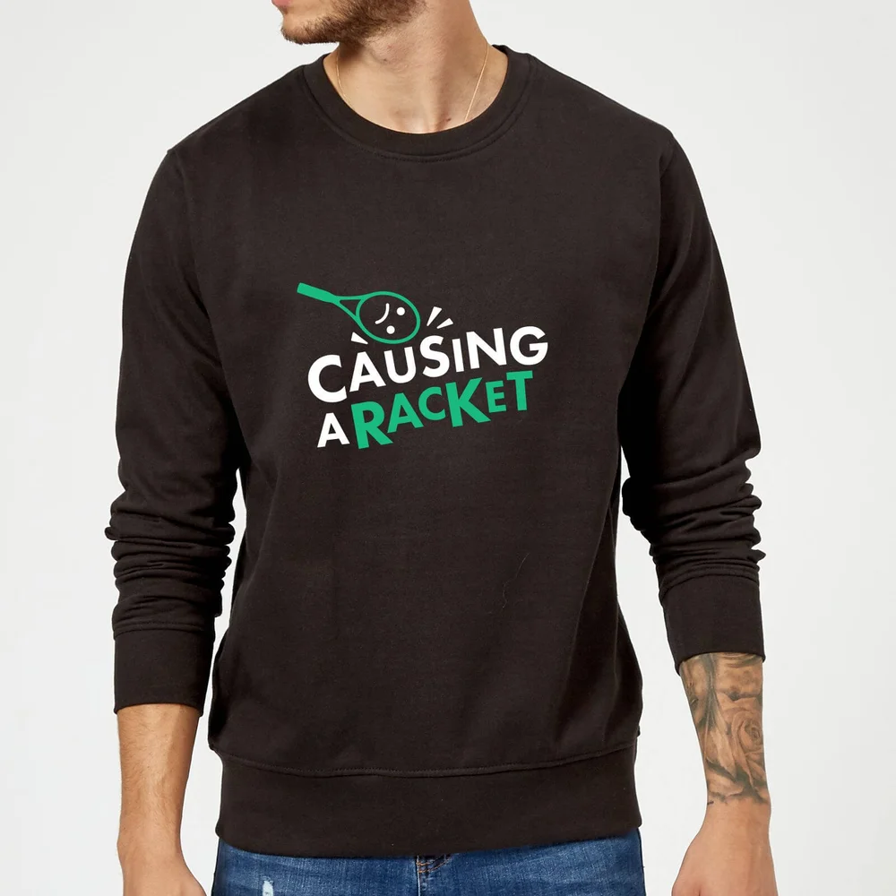 Causing a Racket Sweatshirt - Black - S - Zwart Afbeelding 1