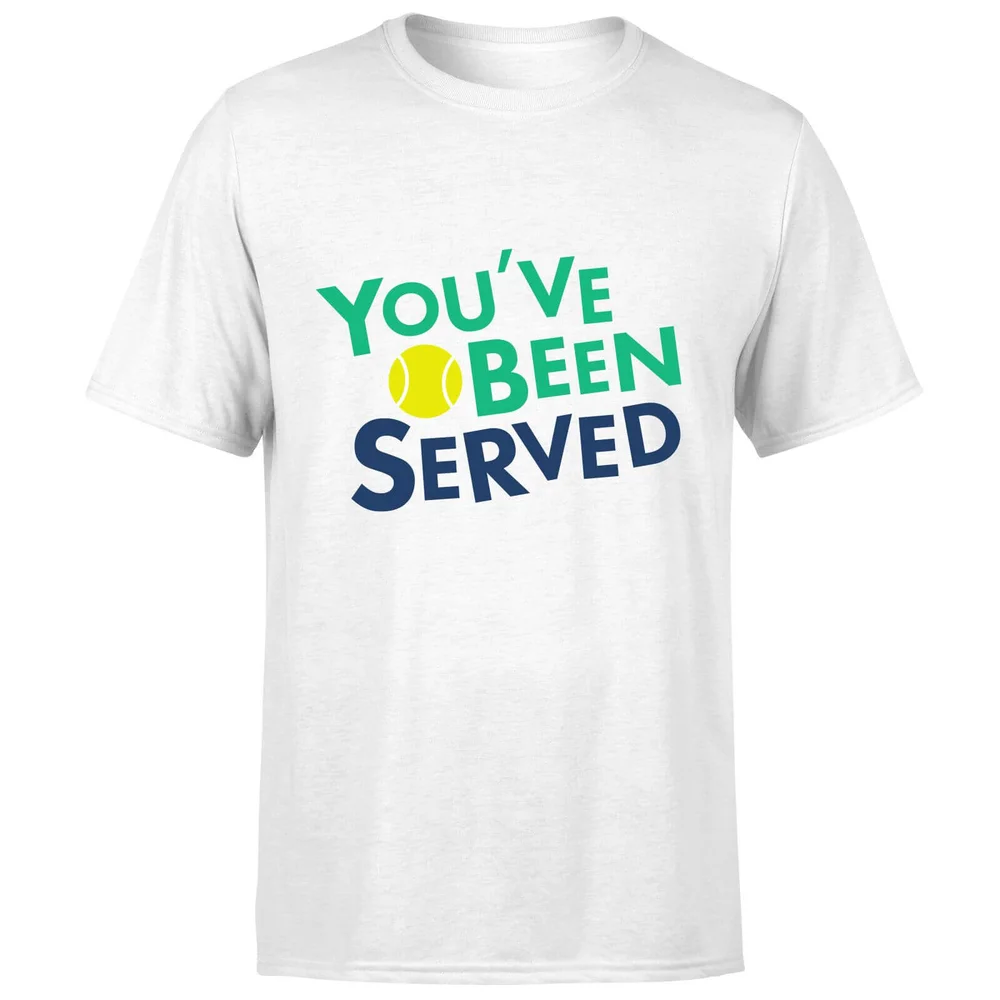 You've Been Served T-Shirt - Wit - S - Wit Afbeelding 1
