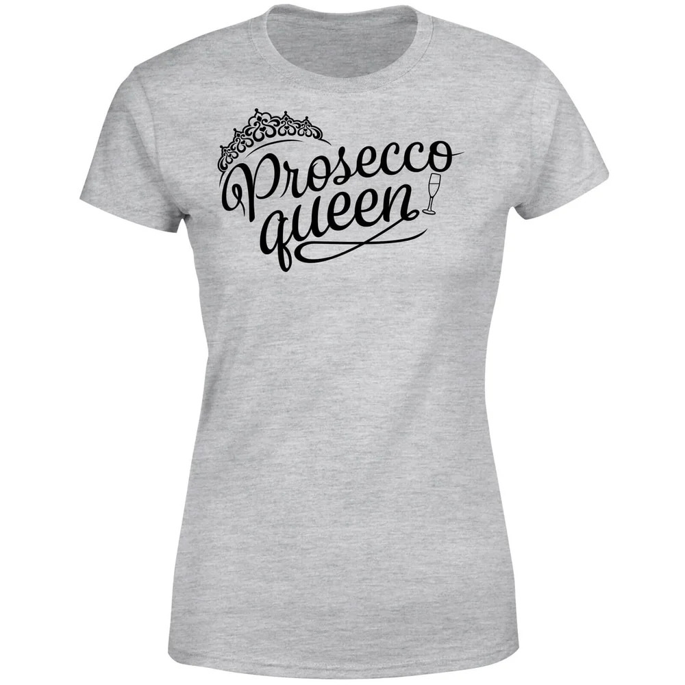 Prosecco Queen Women's T-Shirt - Grey - S - Grijs Afbeelding 1