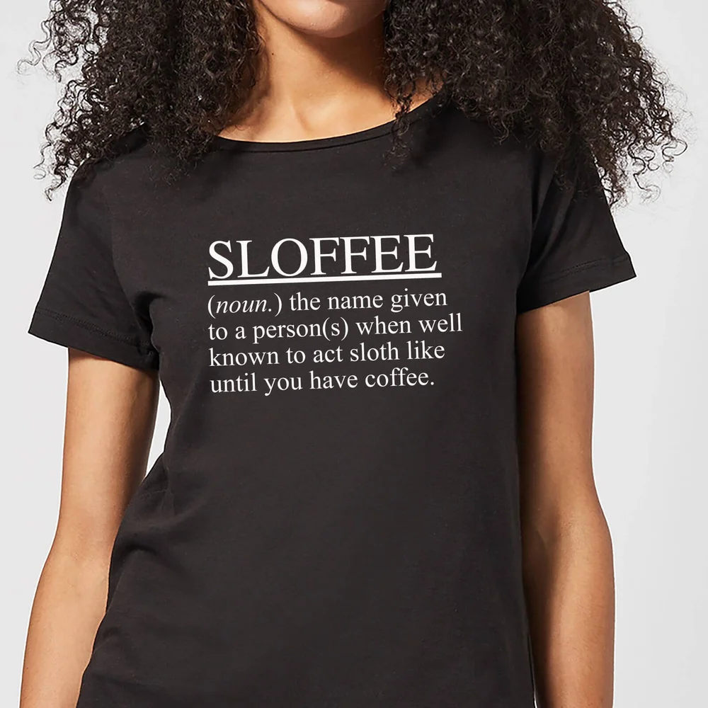 Sloffee Women's T-Shirt - Black - 3XL Afbeelding 1