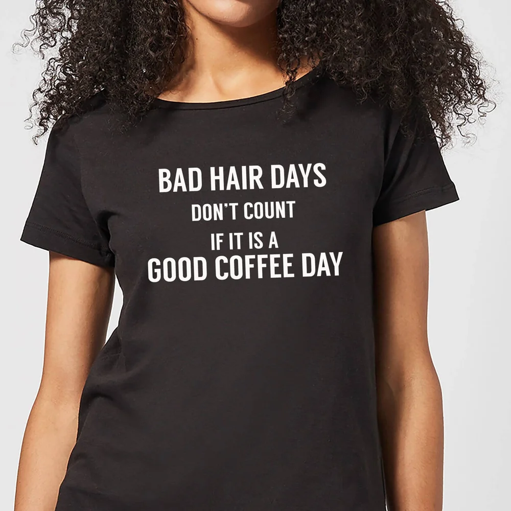 Bad Hair Days Don't Count Women's T-Shirt - Black - 3XL Afbeelding 1