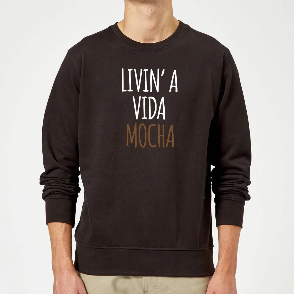 Livin' a Vida Mocha Sweatshirt - Black - S - Zwart Afbeelding 1