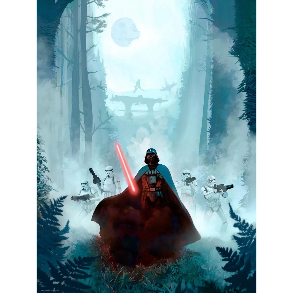 Star Wars: Return of the Jedi 'Vengeful Pursuit' Lithografie door Jeremy Saliba Afbeelding 1