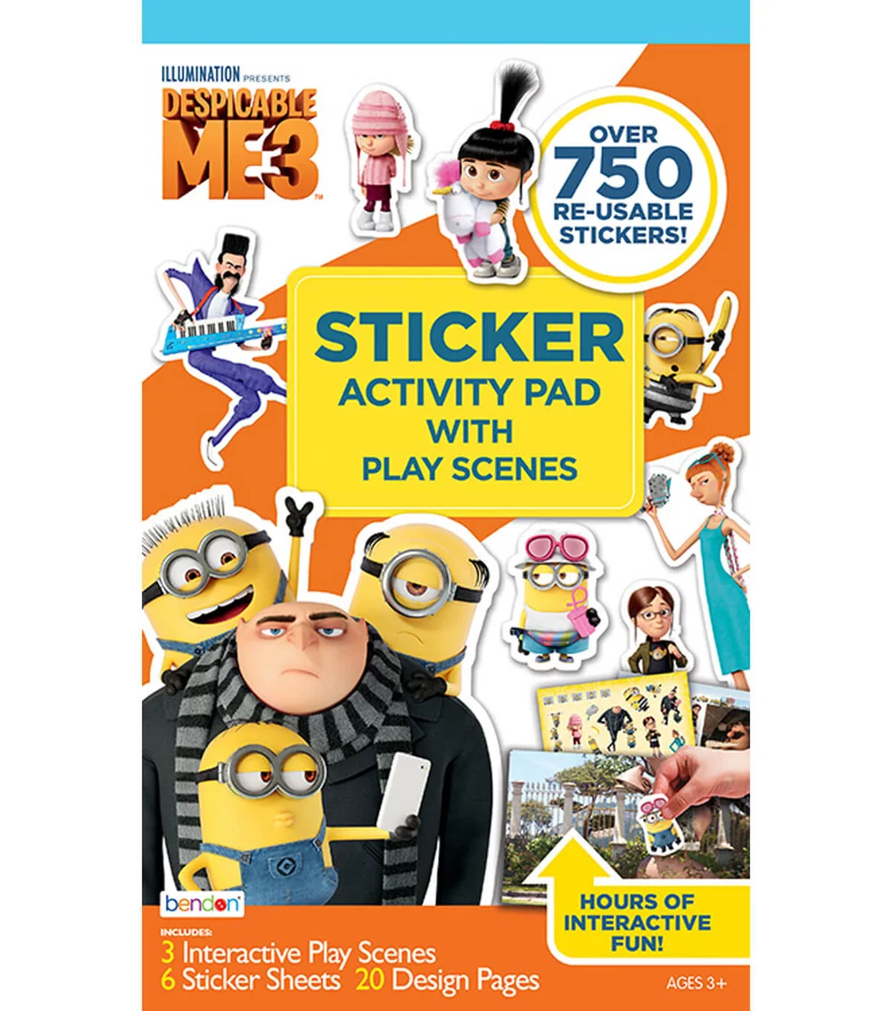 Despicable Me 3 Sticker Play Scene Afbeelding 1