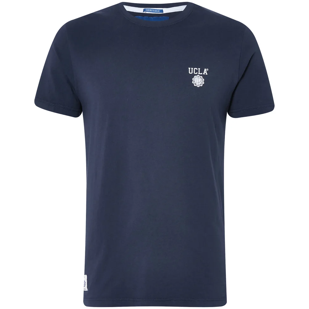UCLA Men's Yuma Chest Logo T-Shirt - Navy - S - Blauw Afbeelding 1