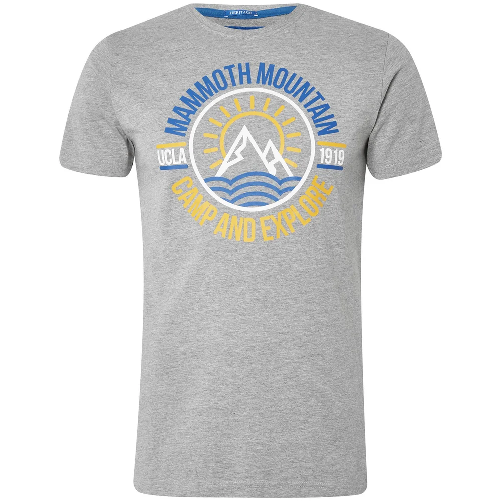 UCLA Men's Moiso Mountain T-Shirt - Grey Marl - S - Grijs Afbeelding 1