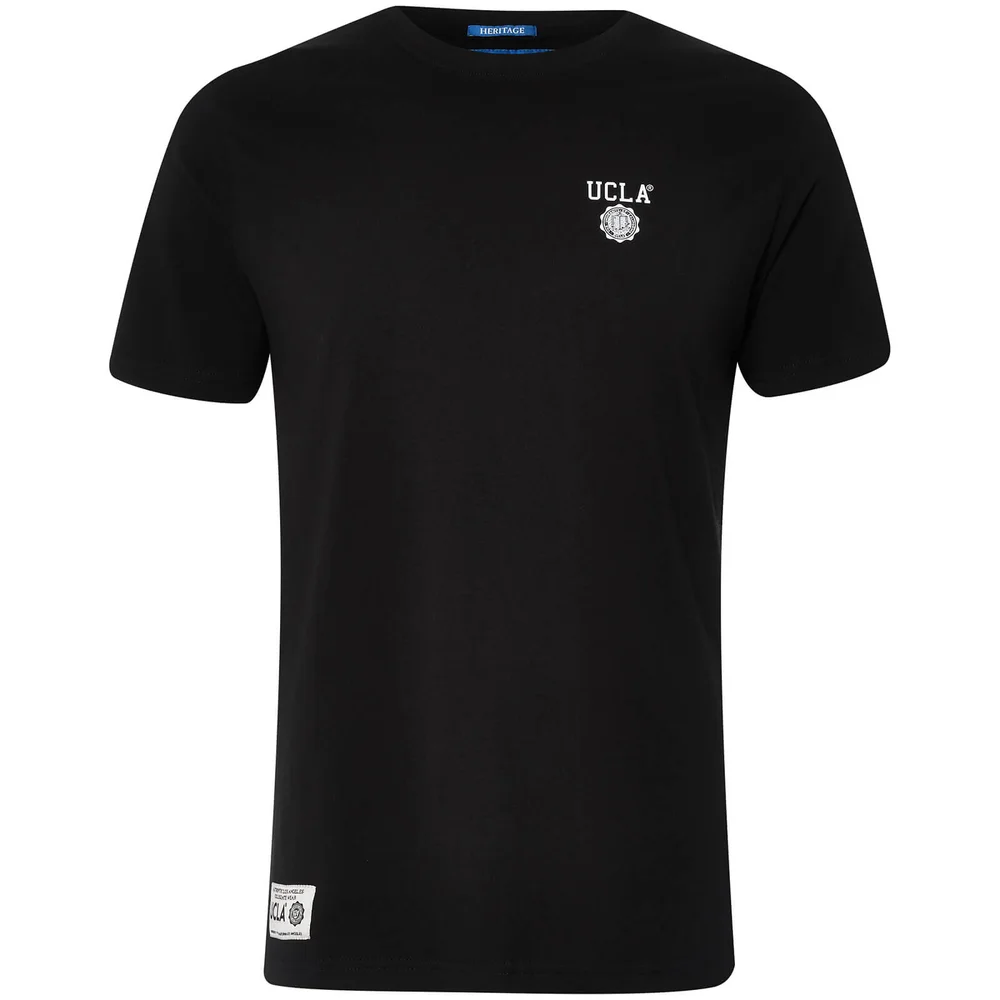 UCLA Men's Yuma Chest Logo T-Shirt - Black - S - Zwart Afbeelding 1