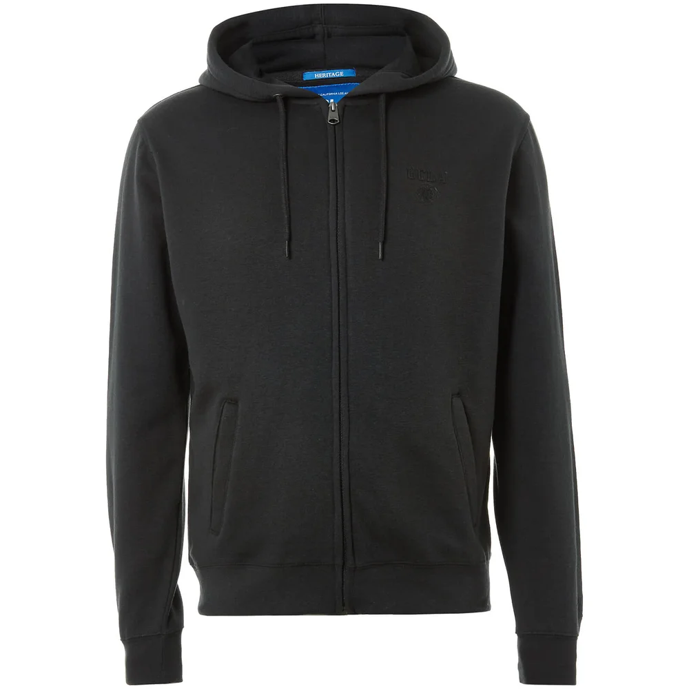 UCLA Men's Woodard Zip Through Hoody - Black - S - Zwart Afbeelding 1