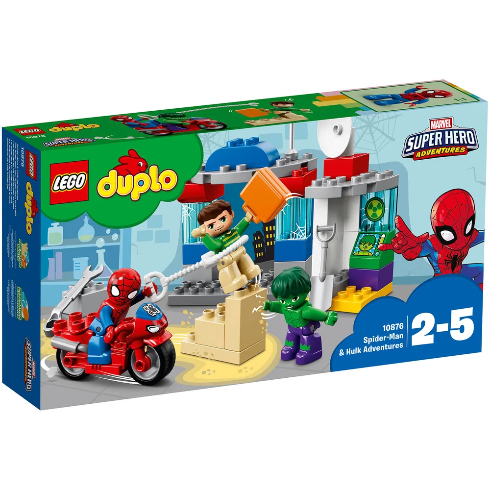 LEGO DUPLO: Avonturen van Spider-Man en Hulk (10876) Afbeelding 1