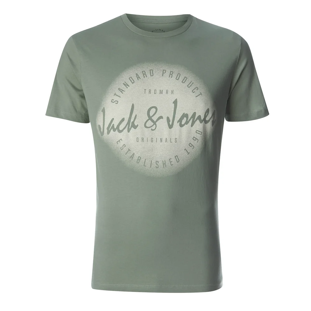Jack & Jones Men's Originals Reji T-Shirt - Iceberg Green - S - Groen Afbeelding 1