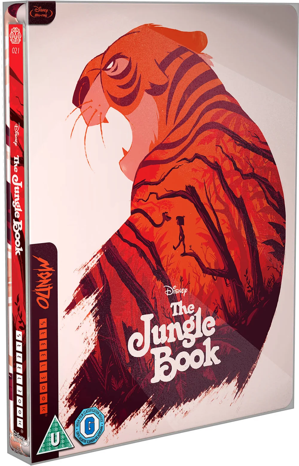 The Jungle Book (Animation) - Mondo #21 Zavvi World Exclusive Limited Edition Steelbook Afbeelding 1