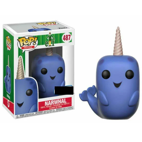 Elf Narwhal EXC Pop! Vinyl Figure Afbeelding 1