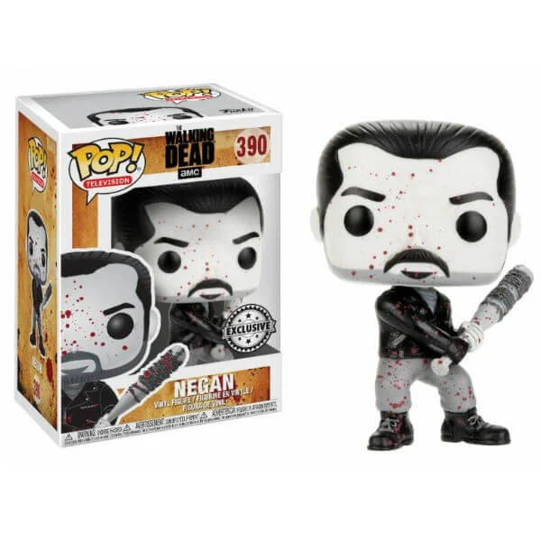 The Walking Dead Negan Black and White Funko Pop! Figuur (Exc) Afbeelding 1