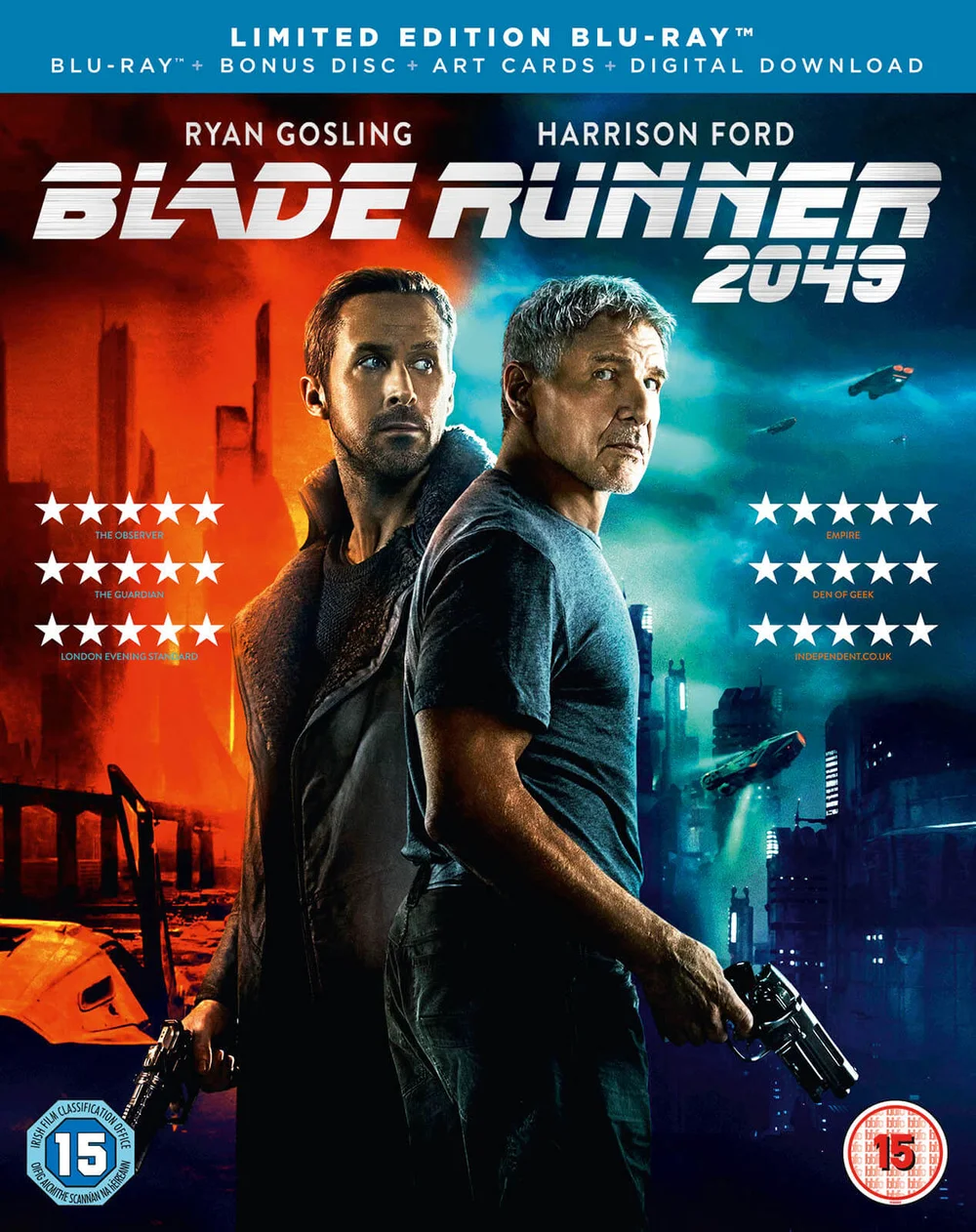 Blade Runner 2049 Limited Edition 2-Disc (Bonus Disc + 5 Art Cards) Afbeelding 1
