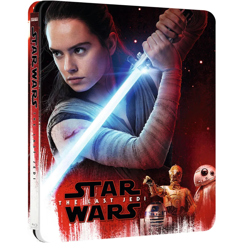 Star Wars: The Last Jedi 3D (Incl. 2D versie) - Zavvi UK Exclusive Steelbook Afbeelding 1