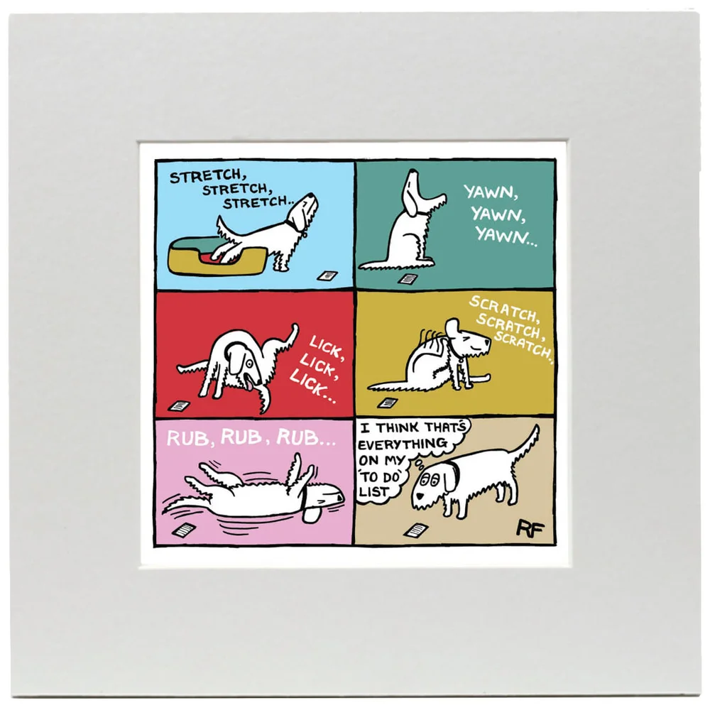 Off the Leash To Do kunstdruk Afbeelding 1