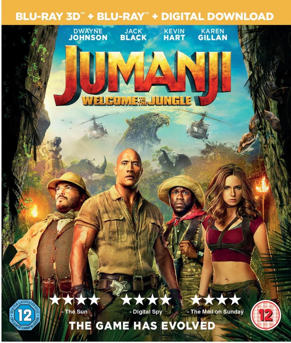 Jumanji: Welcome To The Jungle 3D (Includes 2D Version) Afbeelding 1