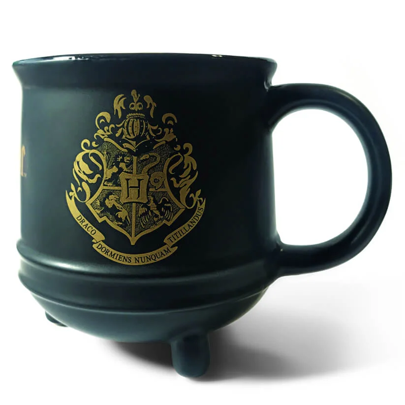 Harry Potter Hogwarts Crest Ceramic Cauldron Mug Afbeelding 1